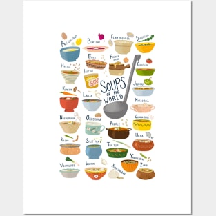 Soups of the World A-Z Posters and Art